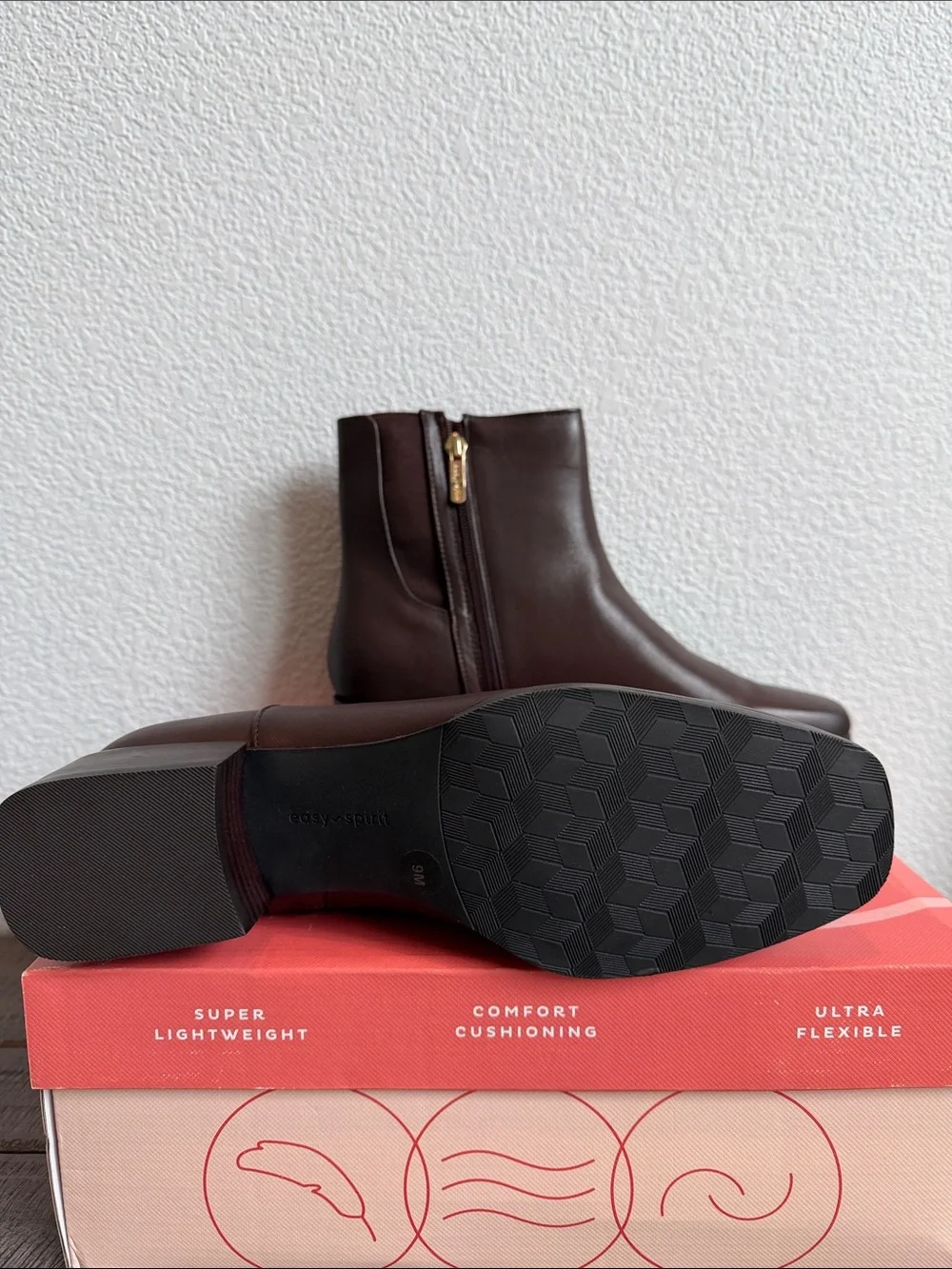 Easy Spirit Women's Sidney eFlex Square Toe Booties NIB